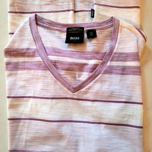 Hugo Boss V-NECK Short Sleeve Tee-Shirt